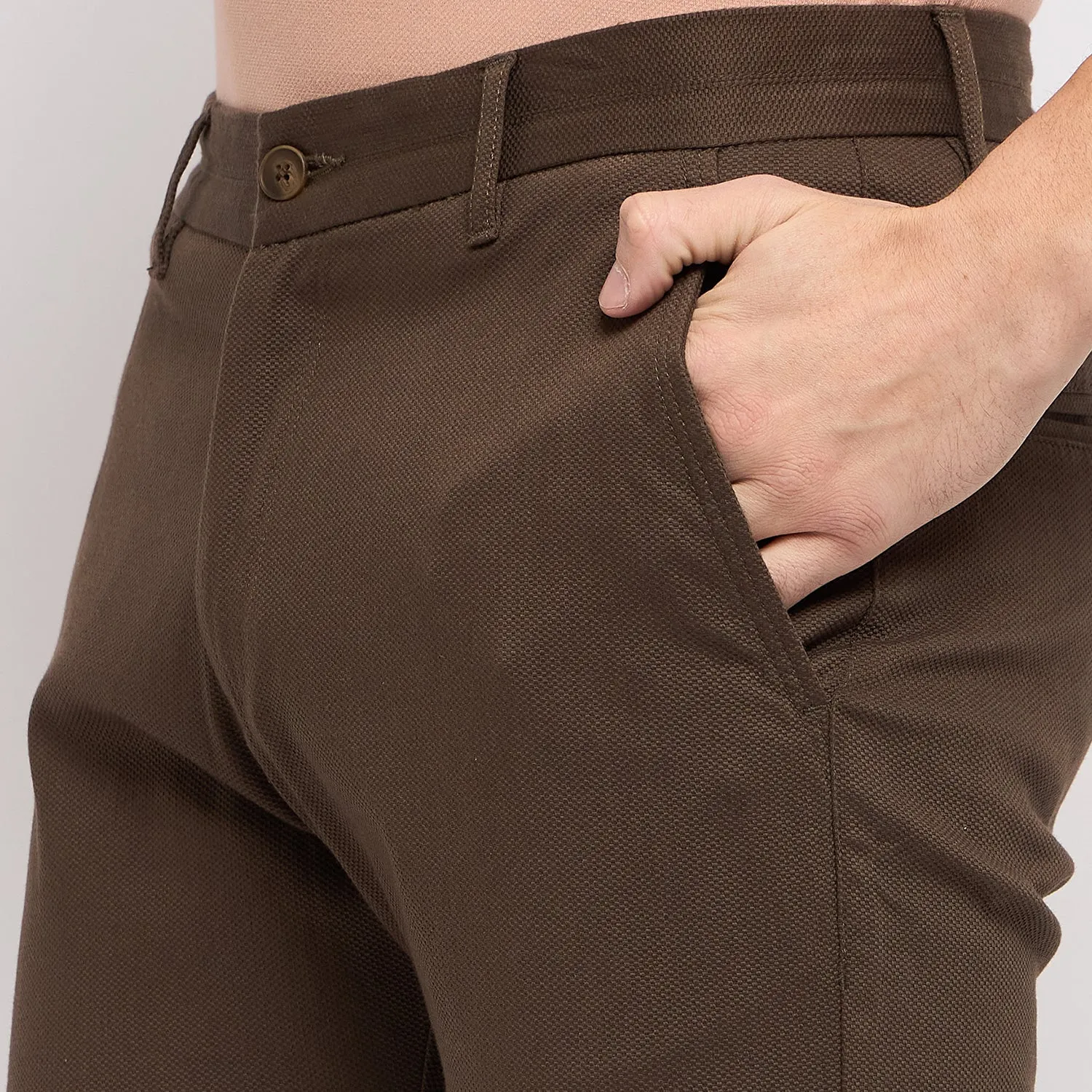 Duke Stardust Men Flatfront Narrowfit Chinos Trousers (SDT4596)