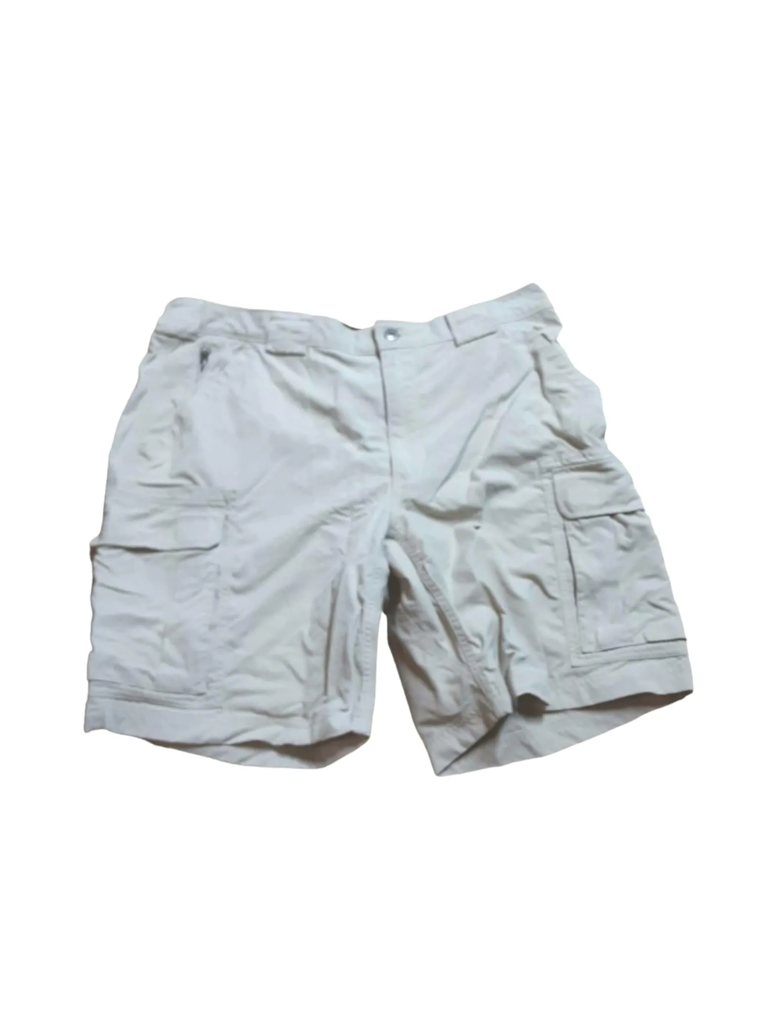 Duluth Trading Men's Nylon Comfort Waist Cargo Shorts Beige (Size: XL)