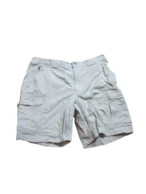 Duluth Trading Men's Nylon Comfort Waist Cargo Shorts Beige (Size: XL)