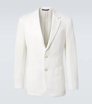 Dunhill Cotton piqu√É¬© blazer