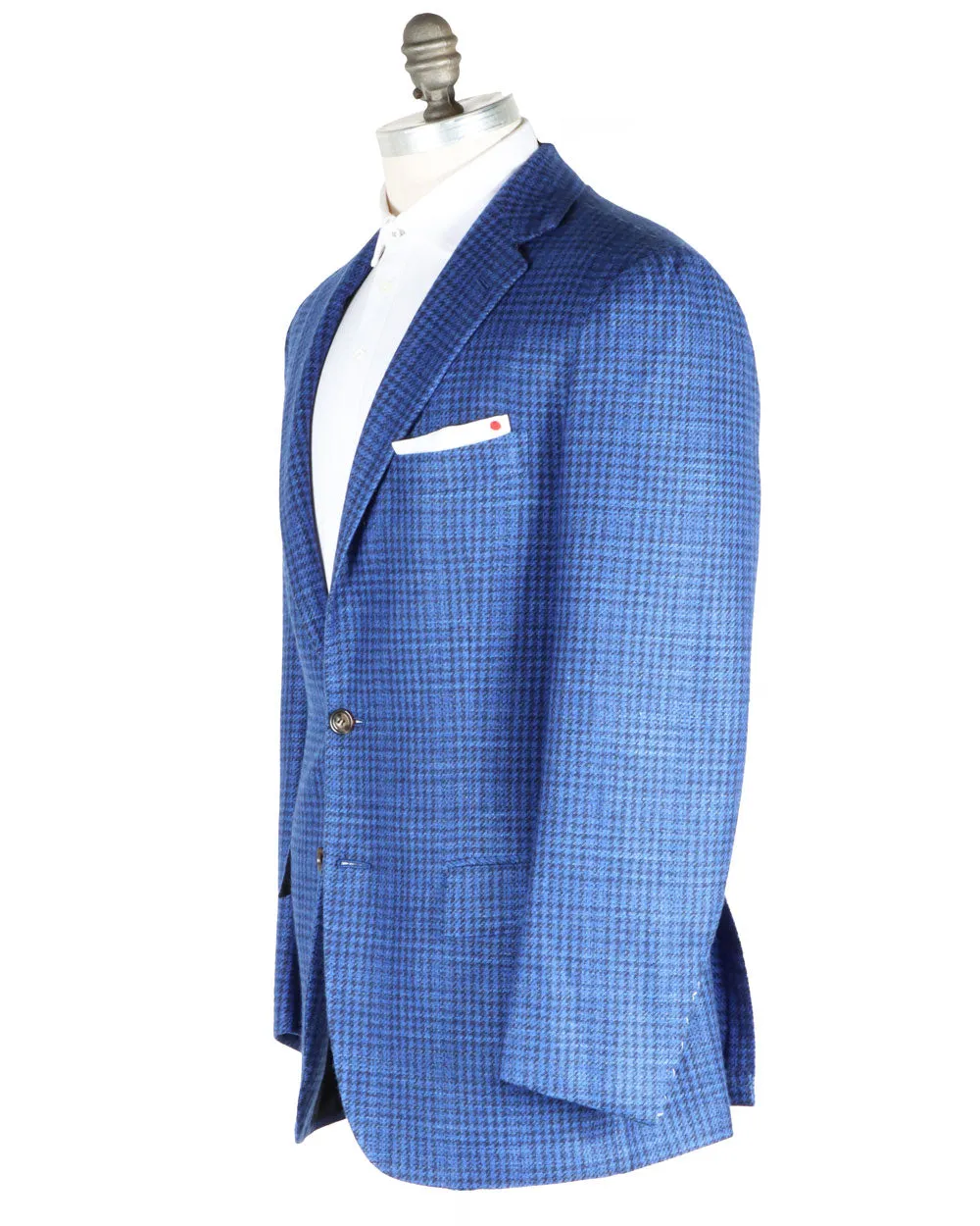Electric Blue Mini Check Sportcoat