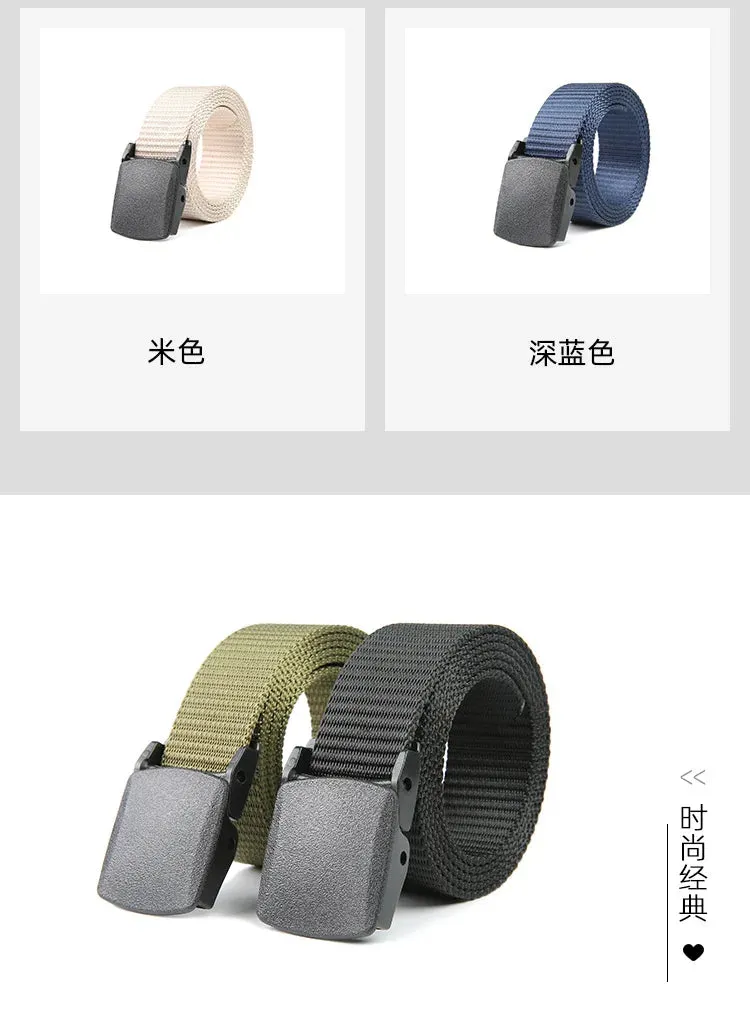 Elite Canvas Tactical Belt for Men