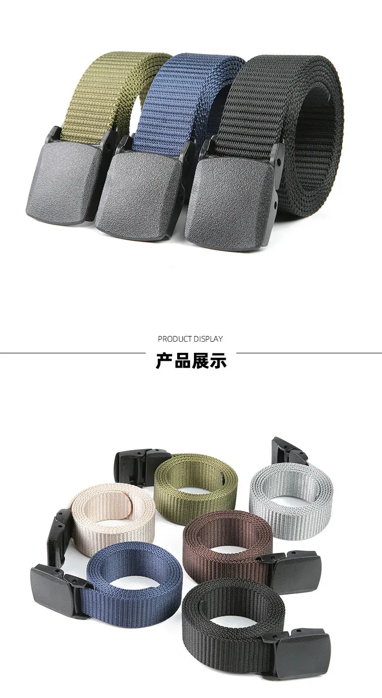 Elite Canvas Tactical Belt for Men