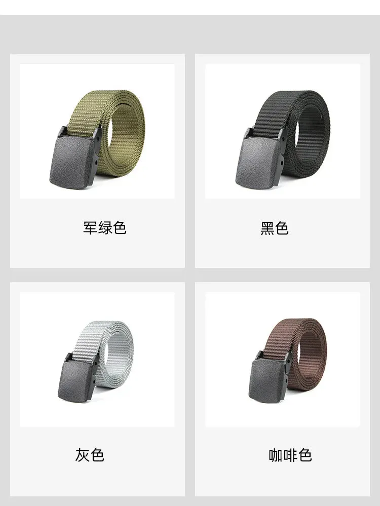 Elite Canvas Tactical Belt for Men