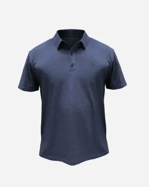 Elsk SC.X.EMB Wool Men's Polo - Navy