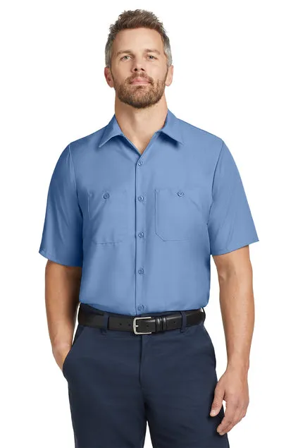 EMBROIDERED - SP24LONG - Red Kap® Short Sleeve Long Size Industrial Work Shirt