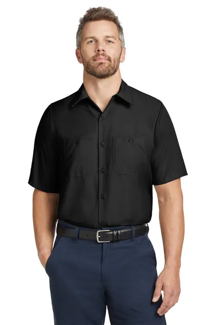 EMBROIDERED - SP24LONG - Red Kap® Short Sleeve Long Size Industrial Work Shirt
