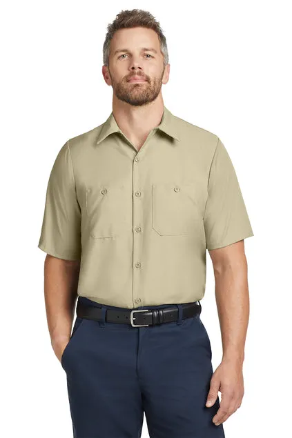 EMBROIDERED - SP24LONG - Red Kap® Short Sleeve Long Size Industrial Work Shirt