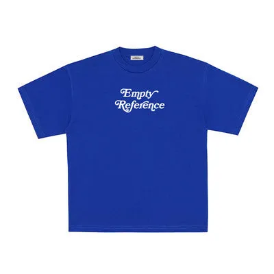 Empty Reference Solid Color Brand Logo Printing Basic T-Shirt Men And Women Tide Summer Couple Short Sleeves