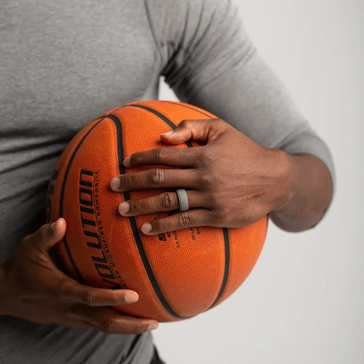 Enso Rings Men's Infinity Series Silicone Ring -  Navy Blue