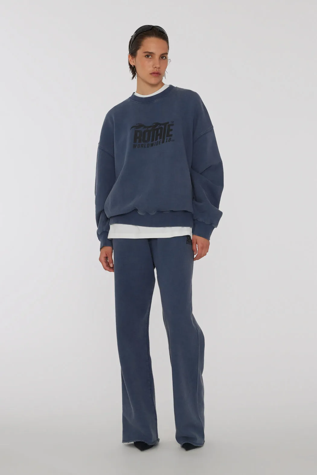 Enzyme Sweat Crewneck - Vintage Indigo