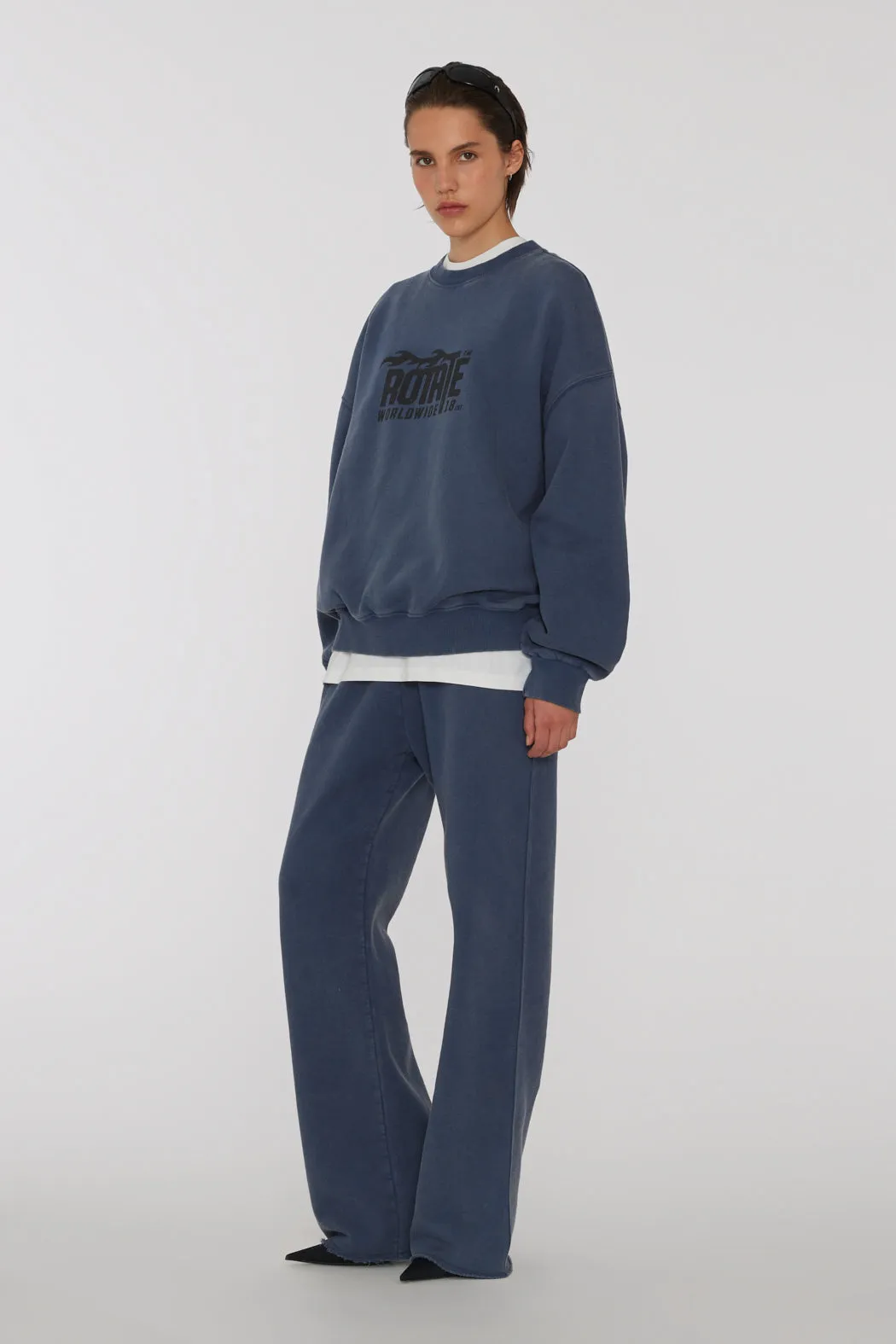Enzyme Sweat Crewneck - Vintage Indigo