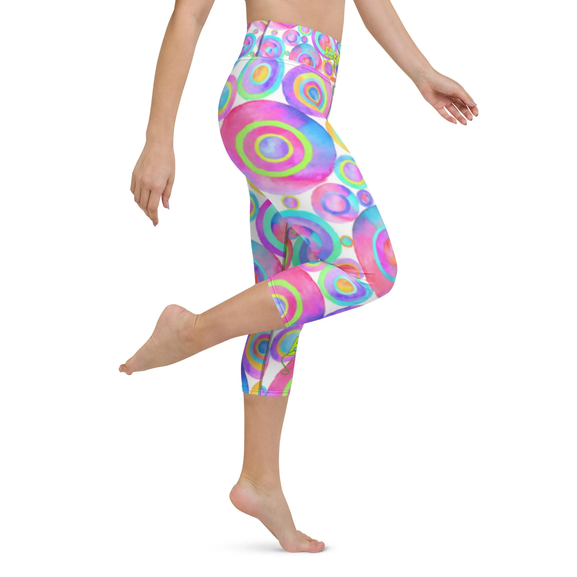 ESEM (calm print) - Yoga Capri Leggings