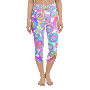 ESEM (calm print) - Yoga Capri Leggings