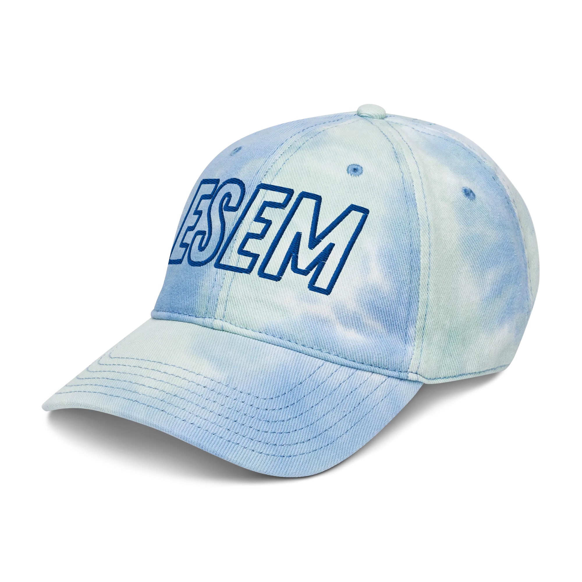 ESEM (retro blu) - Tie dye hat