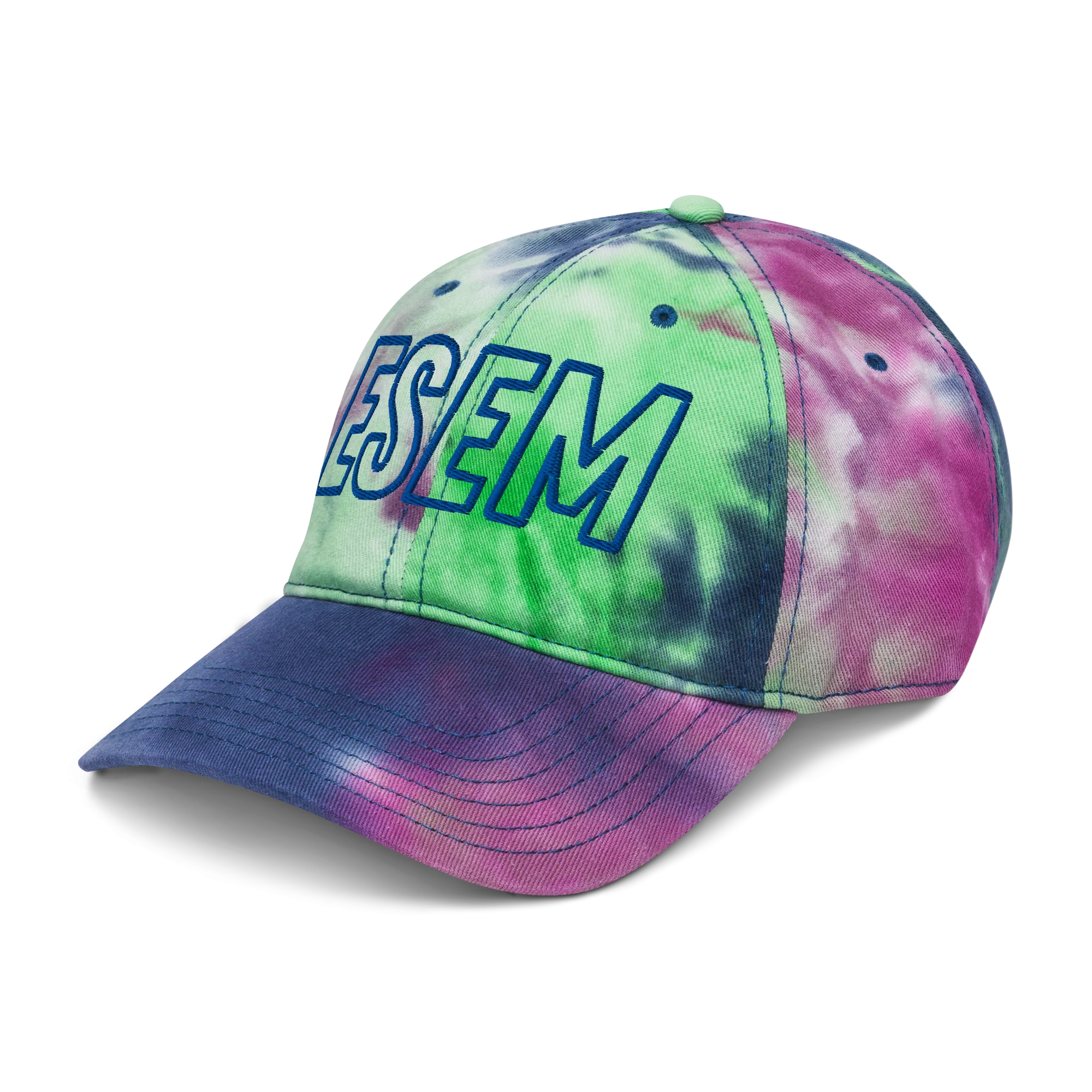 ESEM (retro blu) - Tie dye hat