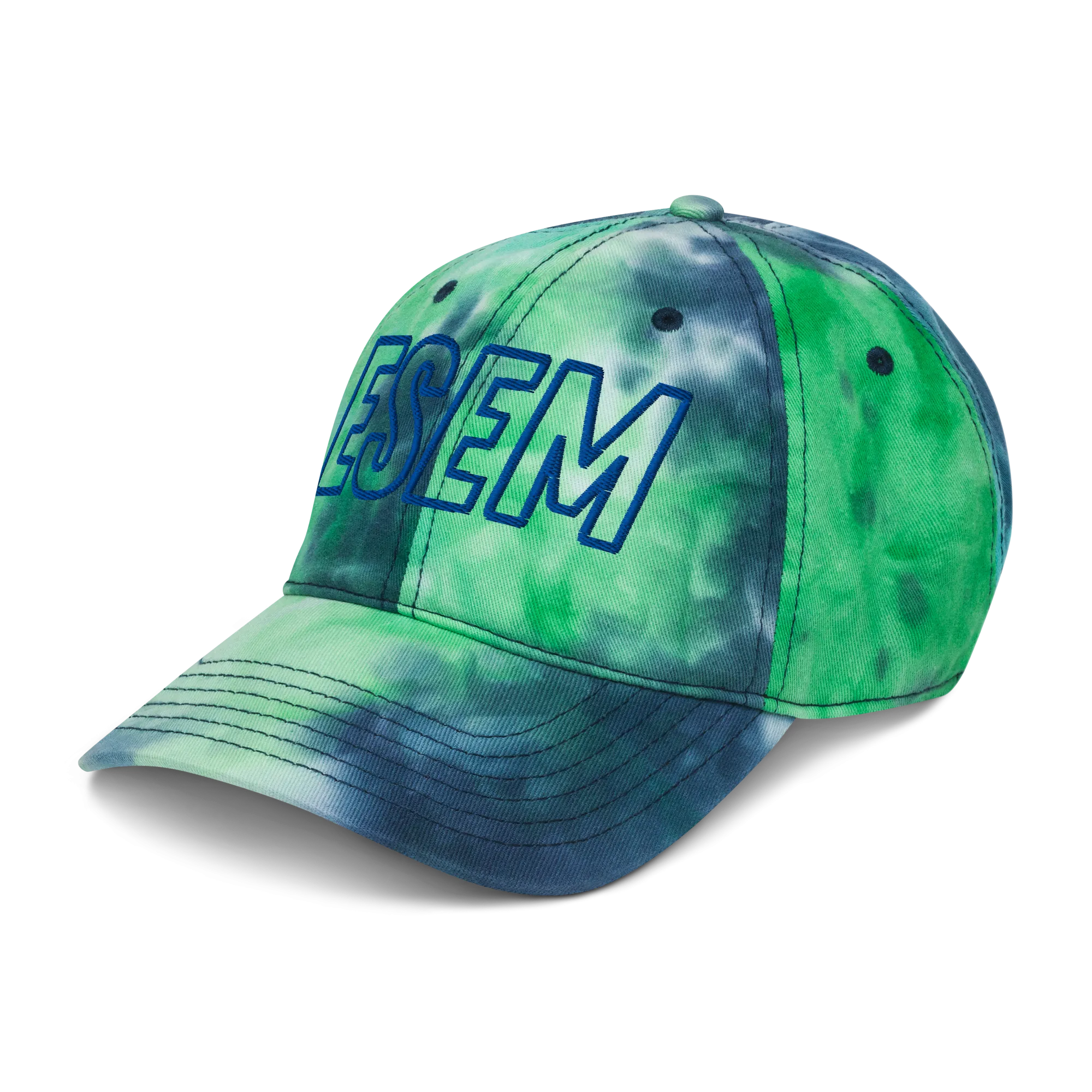 ESEM (retro blu) - Tie dye hat