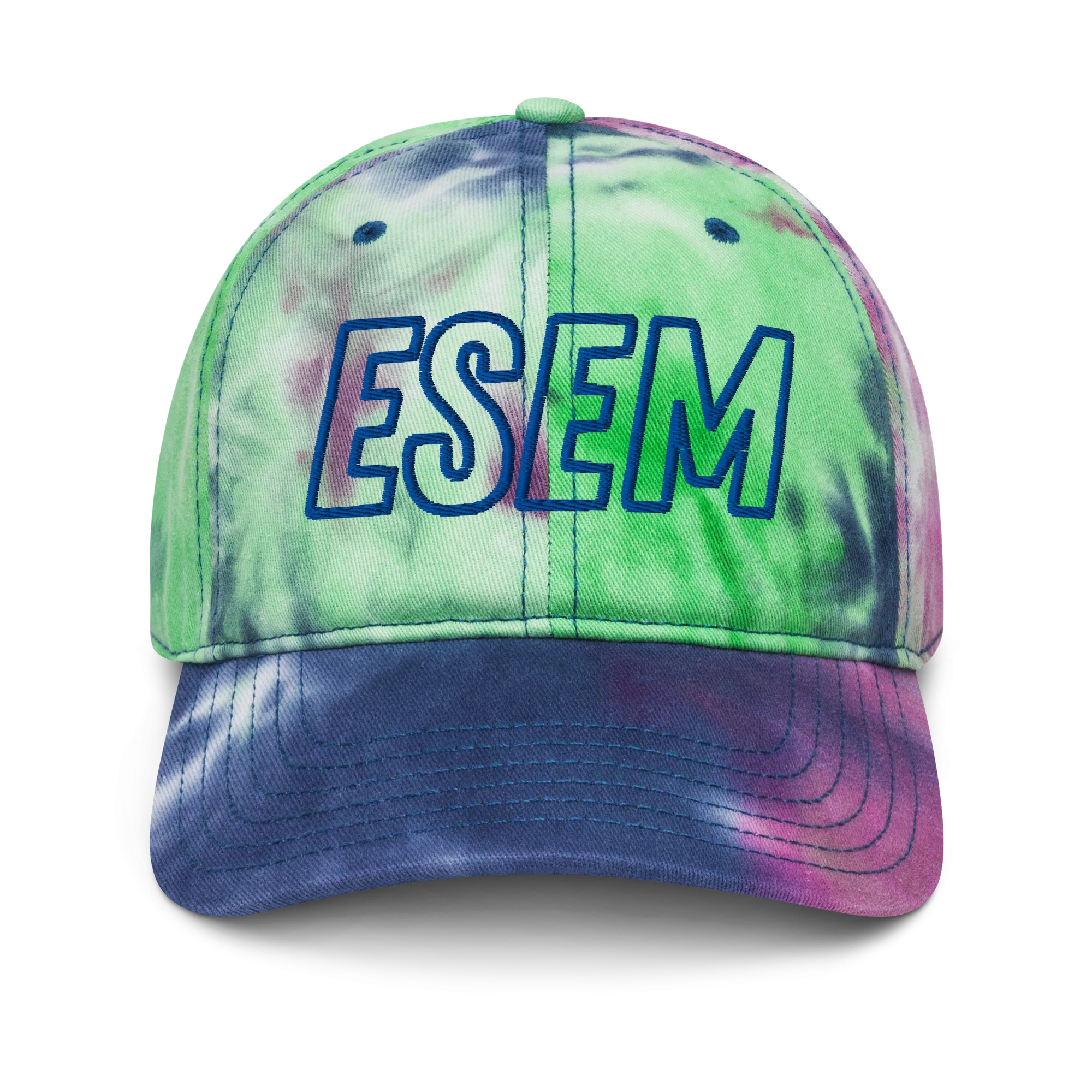 ESEM (retro blu) - Tie dye hat