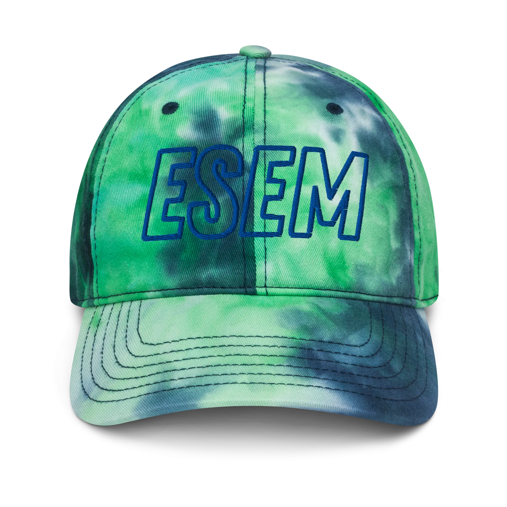 ESEM (retro blu) - Tie dye hat