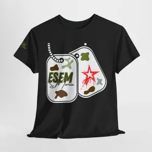 ESEM S.Martin Military Tag - Inspirational Unisex Heavy Cotton Tee