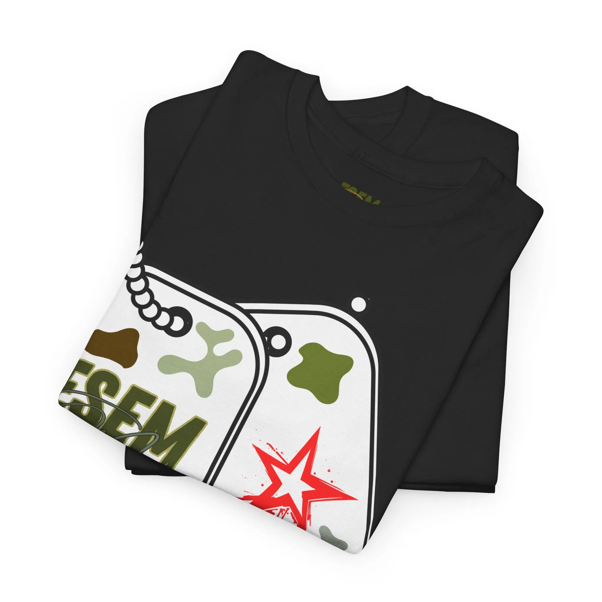 ESEM S.Martin Military Tag - Inspirational Unisex Heavy Cotton Tee