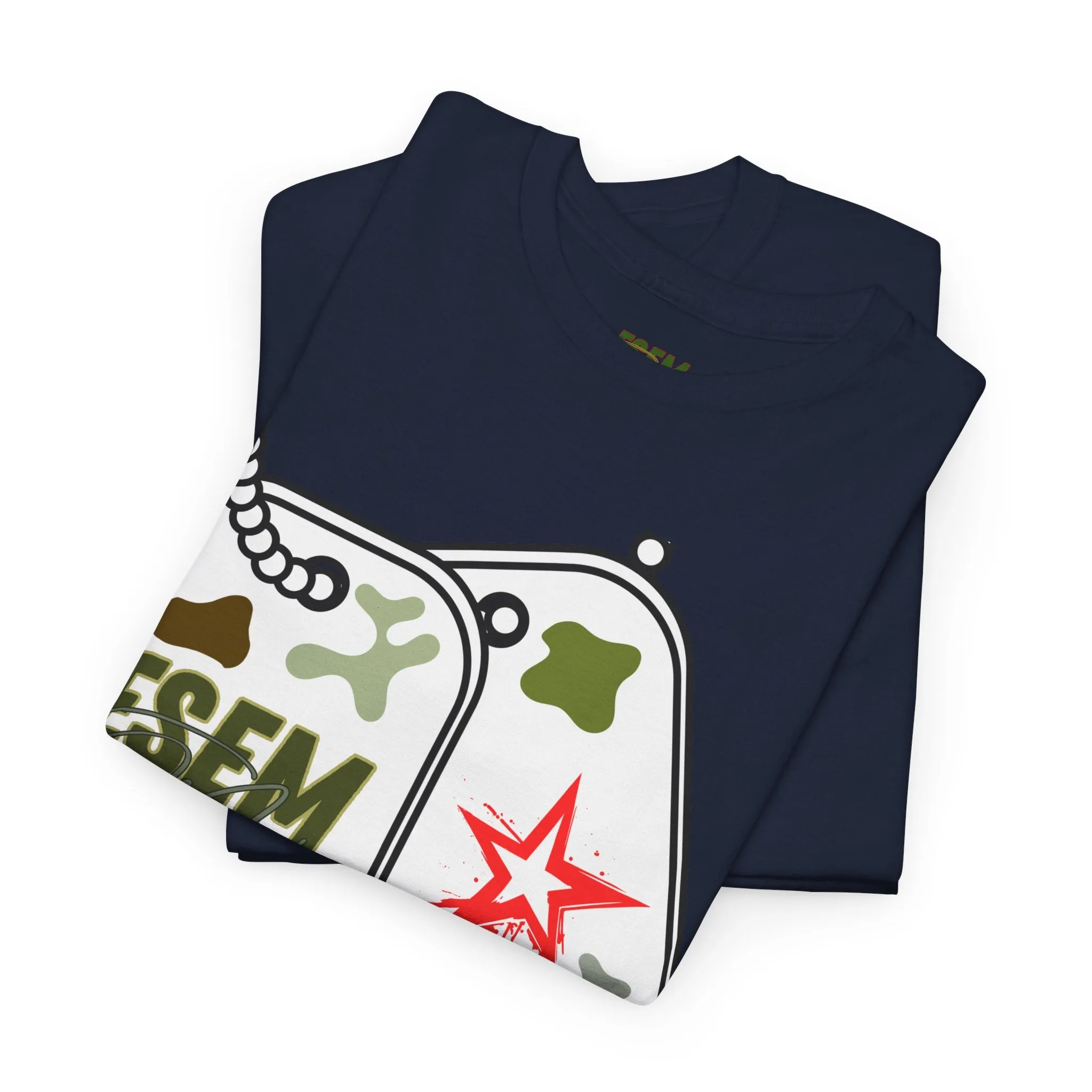 ESEM S.Martin Military Tag - Inspirational Unisex Heavy Cotton Tee