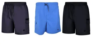 Espionage Men,s Plain Cargo Watershort With Mesh Inner Brief (057) 2XL - 8XL, 3 Colours