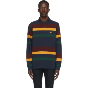Etro Multicolor Striped Long Sleeve Polo