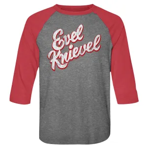 Evel Knievel Bright Men's Raglan