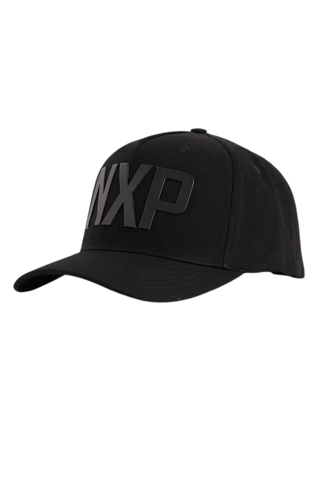 Facade 5 Panel Curved Peak Cap Jet Black