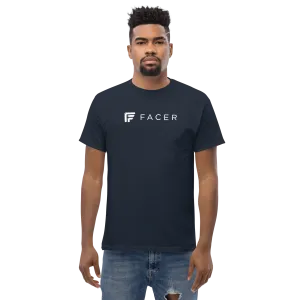 Facer classic T-shirt for men - White logo