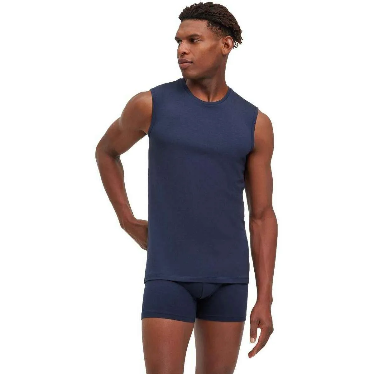 Falke Daily Comfort Muscle 2 Pack Shirt - Midnight Navy
