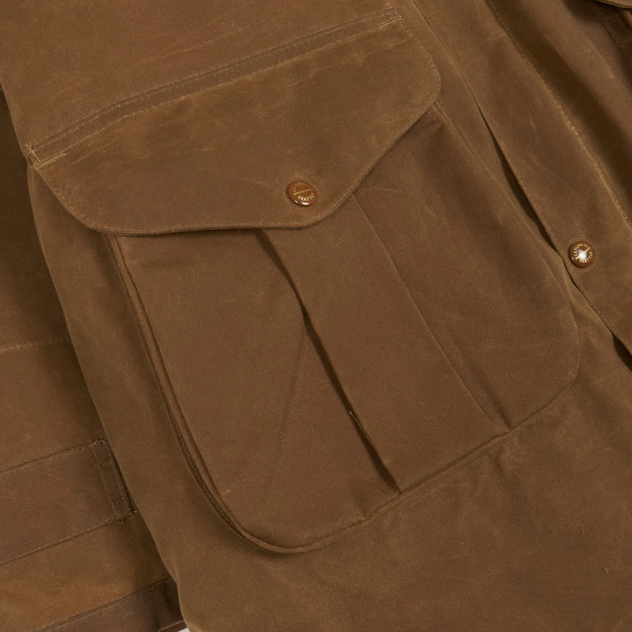 Filson Black Label Waxed Down Lined Mountain Parka