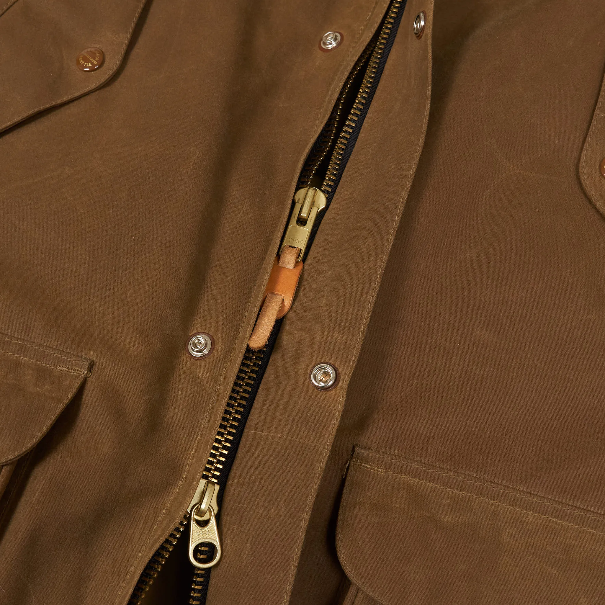Filson Black Label Waxed Down Lined Mountain Parka
