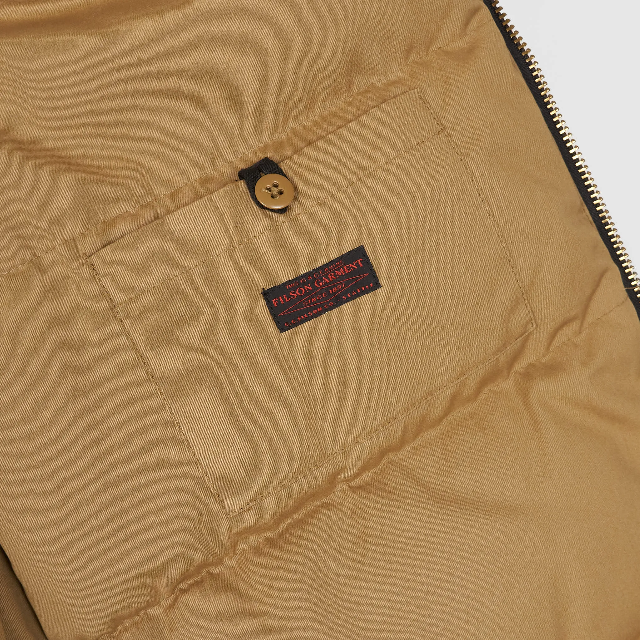 Filson Black Label Waxed Down Lined Mountain Parka