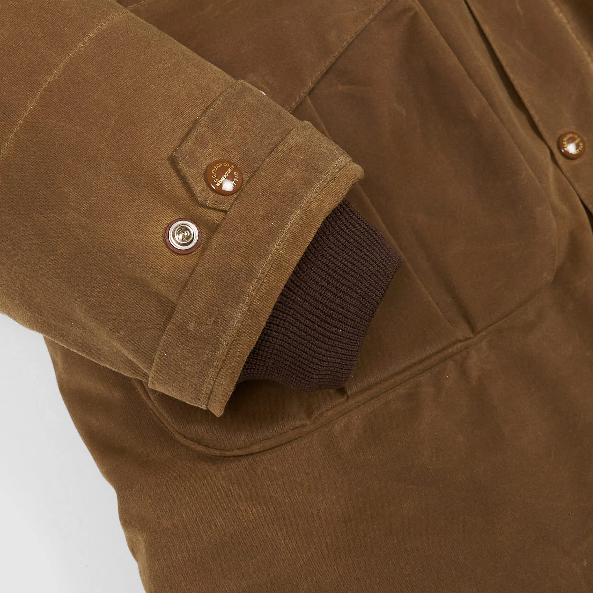 Filson Black Label Waxed Down Lined Mountain Parka