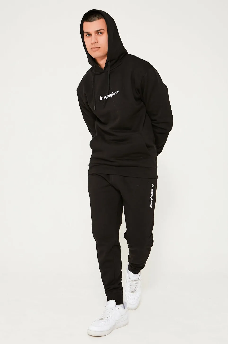 Finchley Road Fleece Tracksuit - Black