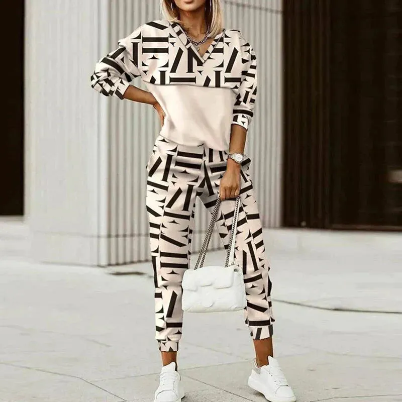 Fleur | Checkered outdoor clothing set for women