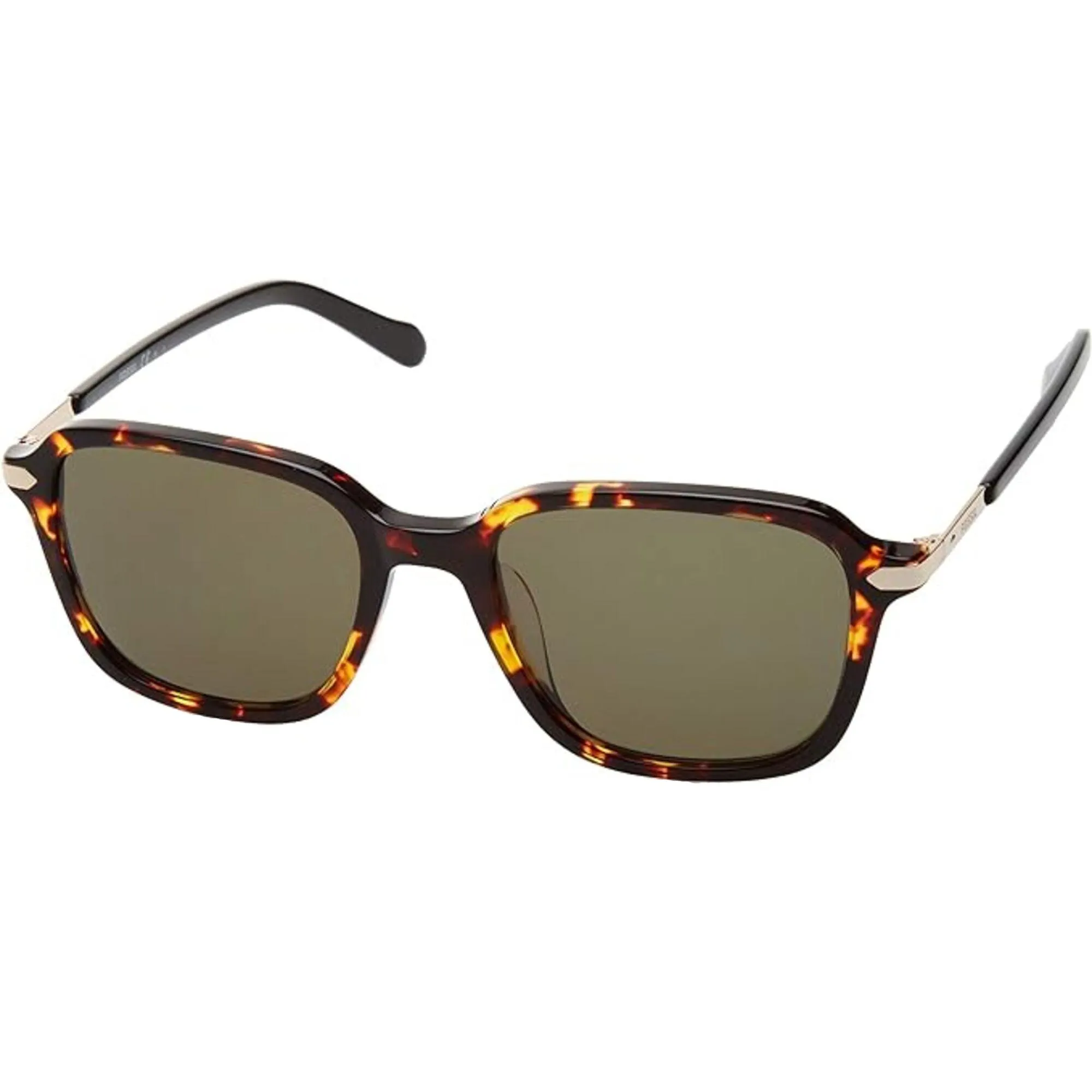 Fossil Men's Sunglasses - Havana Plastic Square Frame | FOSSIL FOS 2095/G/S 005L/70