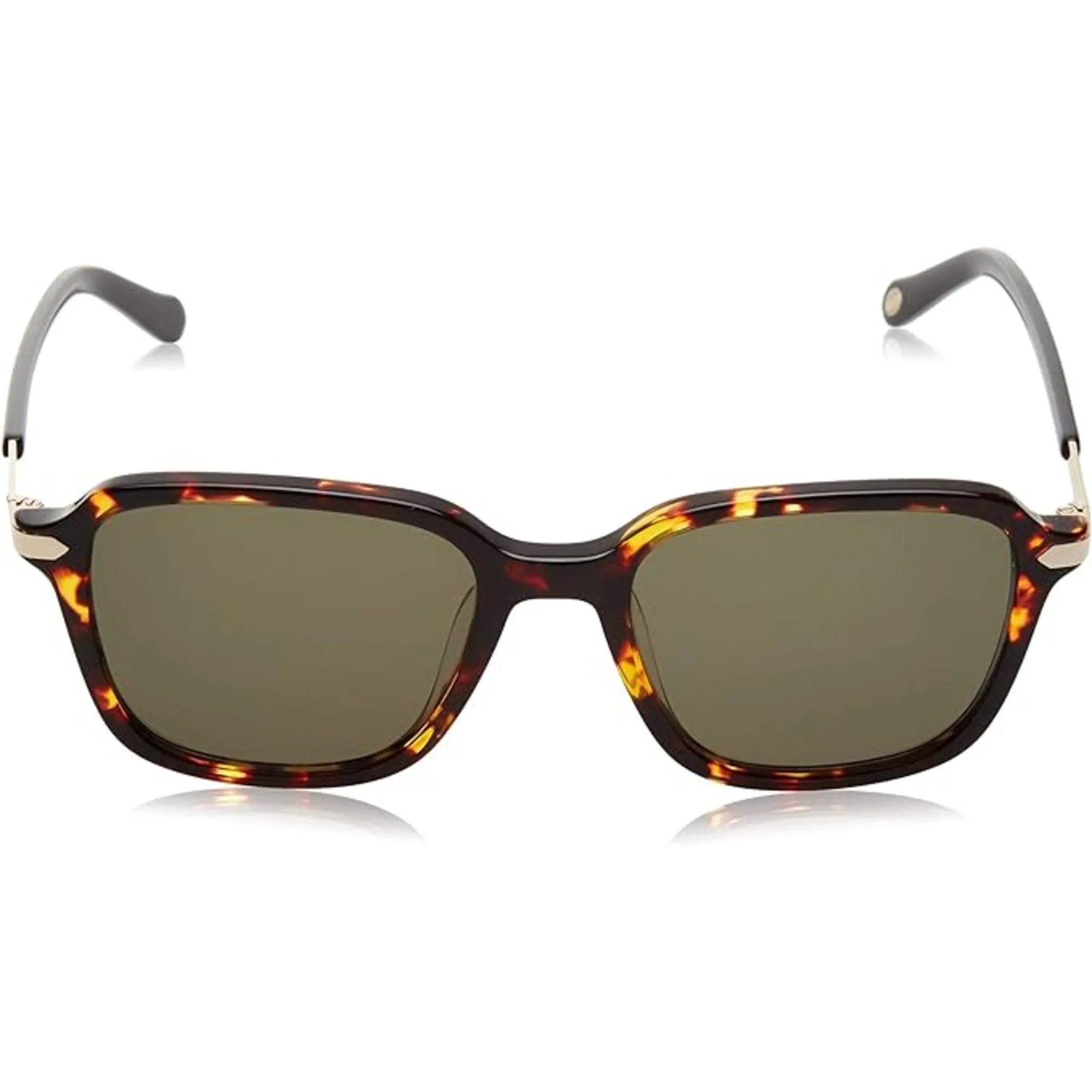 Fossil Men's Sunglasses - Havana Plastic Square Frame | FOSSIL FOS 2095/G/S 005L/70