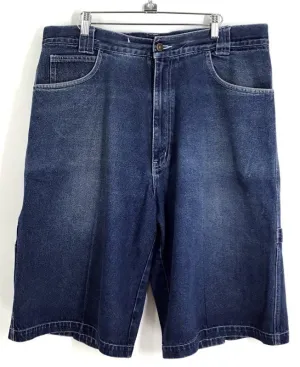 Fubu Men's Blue Denim Bermuda Shorts - Size 40X14
