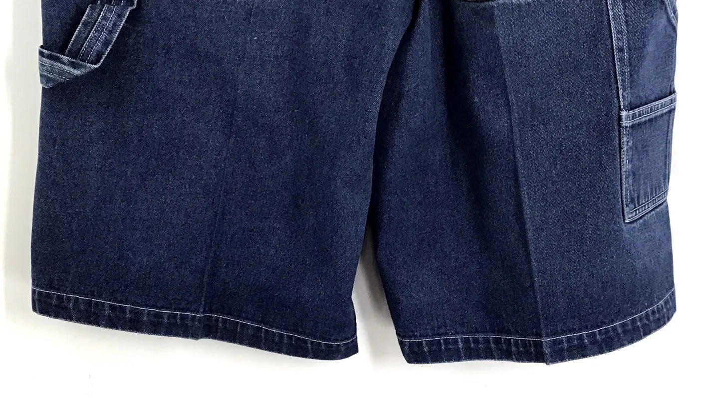 Fubu Men's Blue Denim Bermuda Shorts - Size 40X14