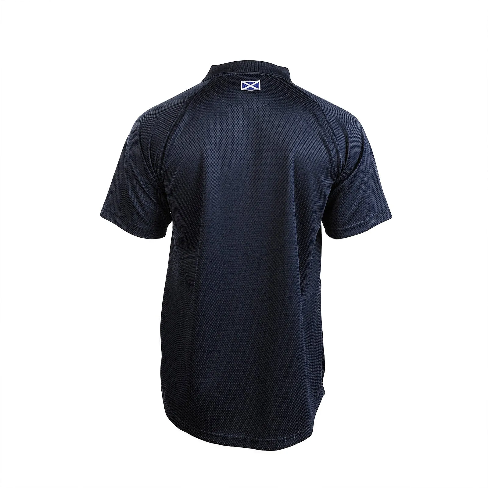 Gents Lion Zip Scotland Polo Shirt