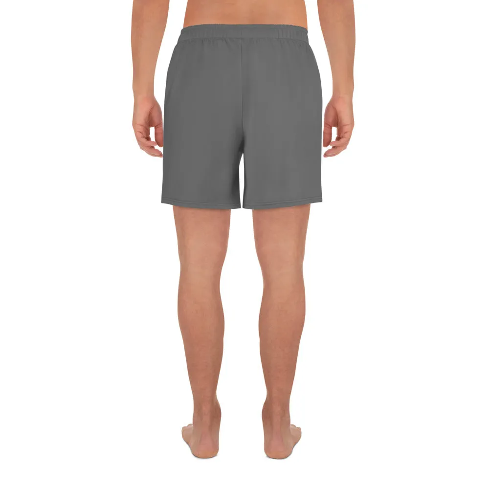 GG - Men's Athletic Long Shorts - Grey