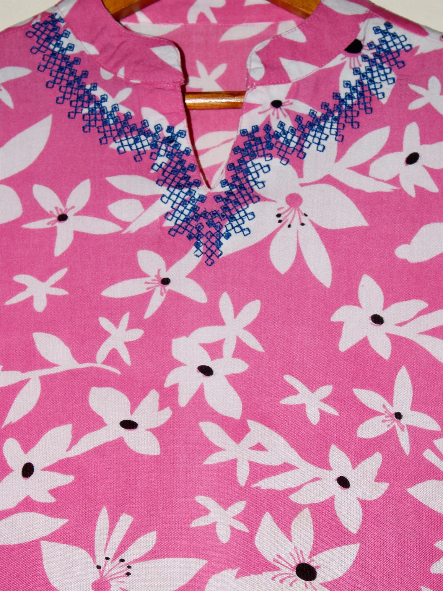Girls 3/4 Sleeves Rayon Tie and dye Kurta
