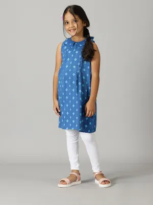 Girls Sleeveless Kurta