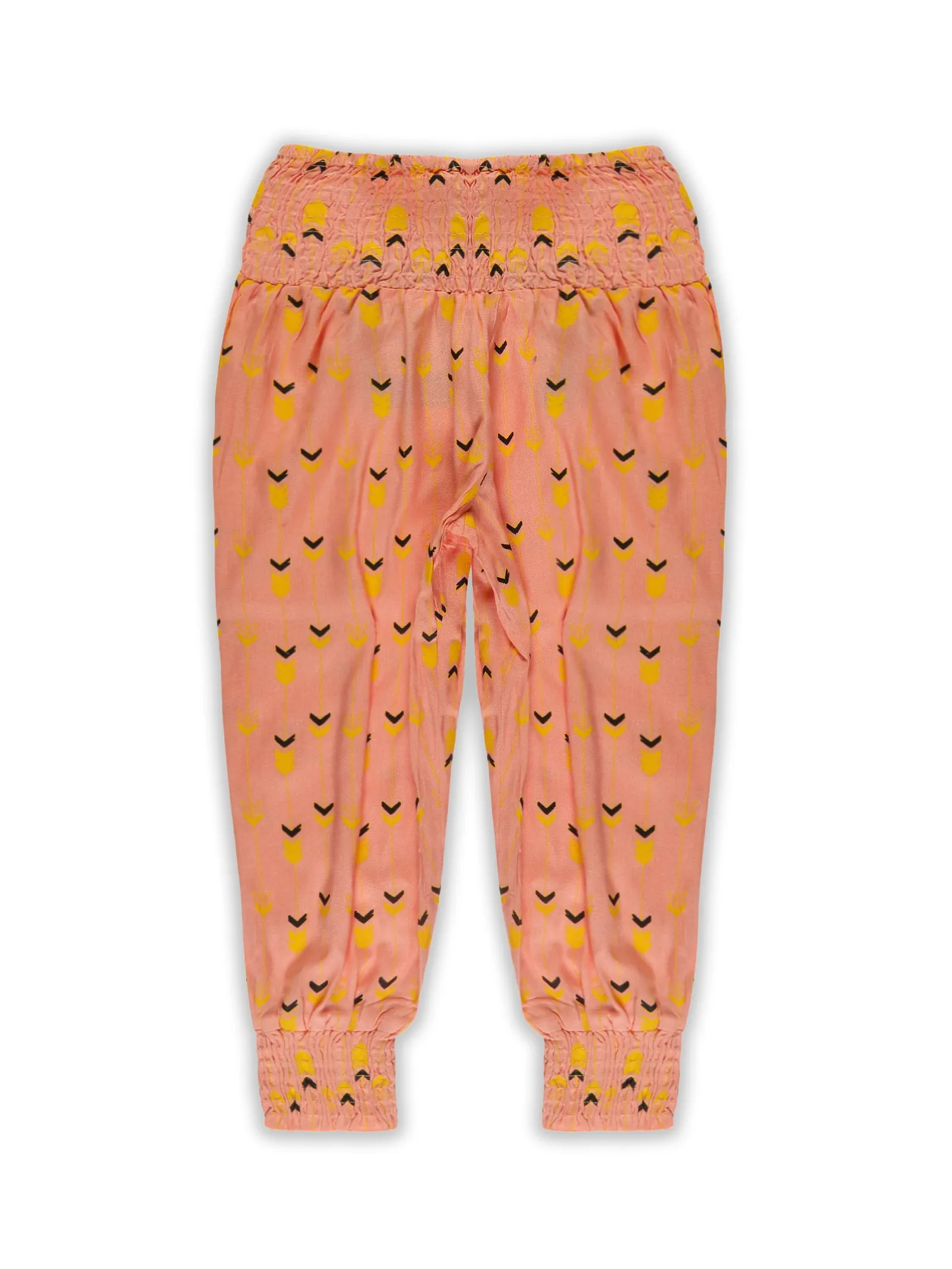Girls Smocking Harem Pant