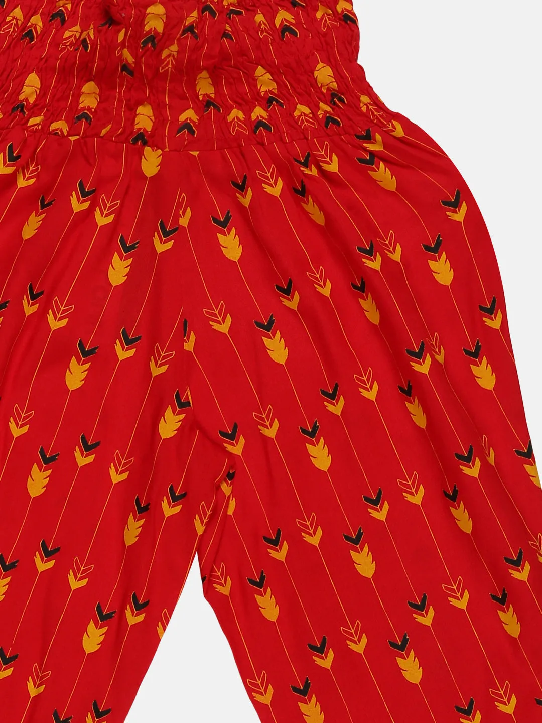 Girls Smocking Harem Pant