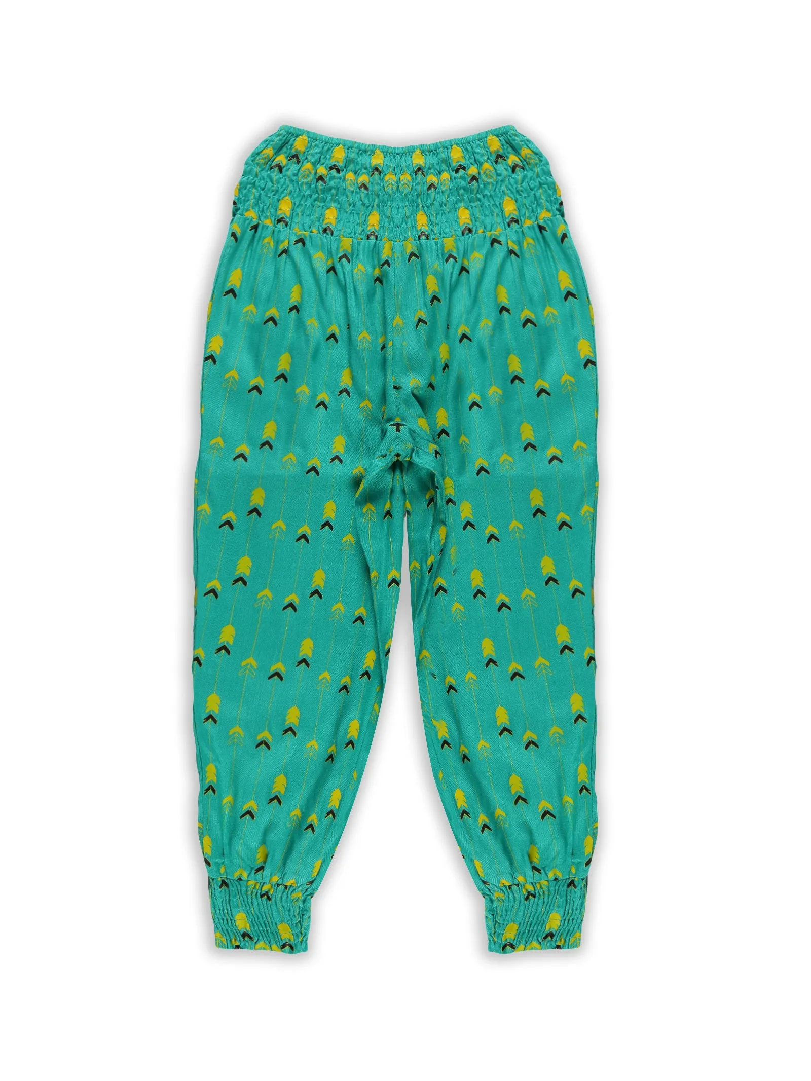 Girls Smocking Harem Pant