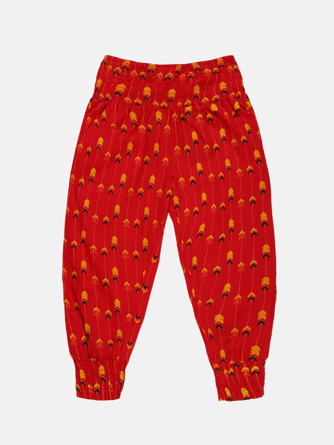 Girls Smocking Harem Pant